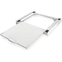 Los mejores  - Meliconi Base Torre Pro - Kit de sobreposición universal para lavadora y secadora con estante extraíble y correa de…